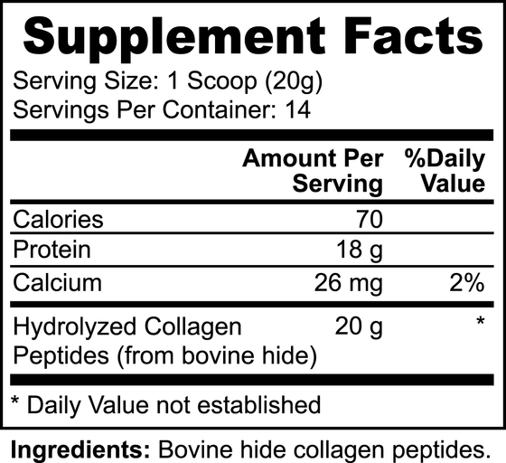 Collagen Fit: Hydrolyzed Collagen Peptides (Grass-Fed)