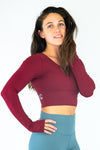 Classic Aya Crop-Long Sleeve